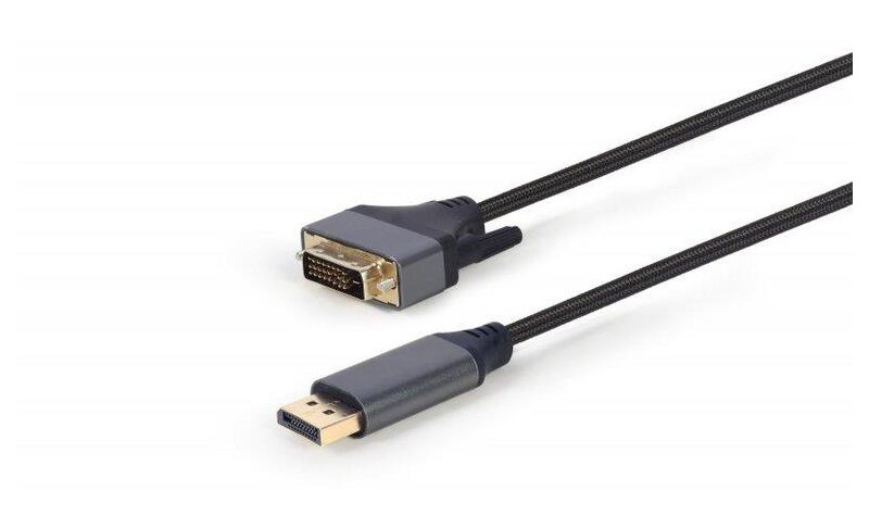 Кабель Cablexpert DisplayPort - DVI М/М 1.8 м чорний (CC-DPM-DVIM-4K-6) фото №1