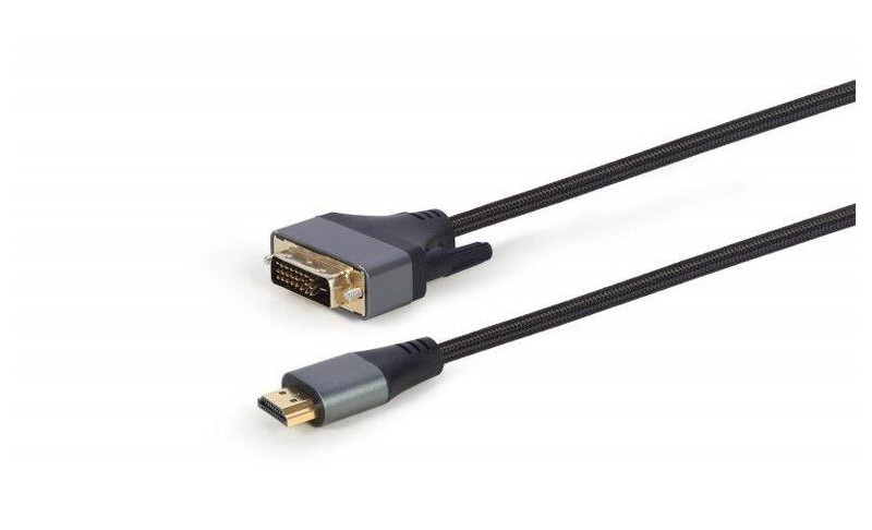 Кабель Cablexpert HDMI - DVI 1.8 м чорний (CC-HDMI-DVI-4K-6) фото №1