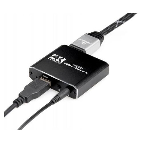 Адаптер Cablexpert HDMI - HDMI - USB чорний (UHG-4K2-01) фото №2
