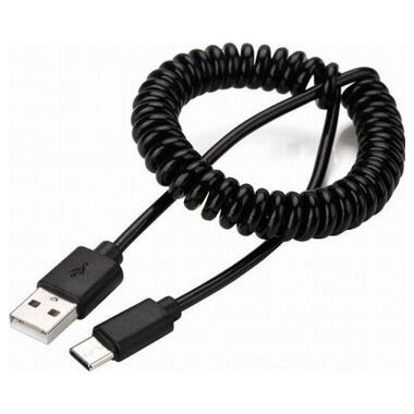Дата кабель Cablexpert USB 2.0 AM to Type-C 1.8 м чорний (CC-USB2C-AMCM-6) фото №1