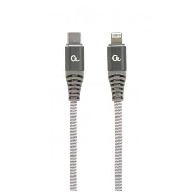 Дата кабель Cablexpert USB Type-C to Lightning 1.5 м сірий (CC-USB2B-CM8PM-1.5M) фото №1