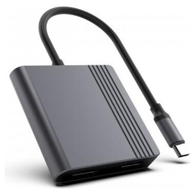 Переходник USB-C M to HDMI F + DisplayPort F 4K60Hz Cablexpert (A-CM-HDMIFDPF-01) фото №3