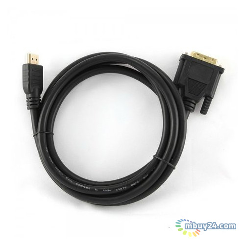Кабель Cablexpert HDMI - DVI V1.3 / 19-pin 0.5 м чорний (CC-HDMI-DVI-0.5M) фото №3