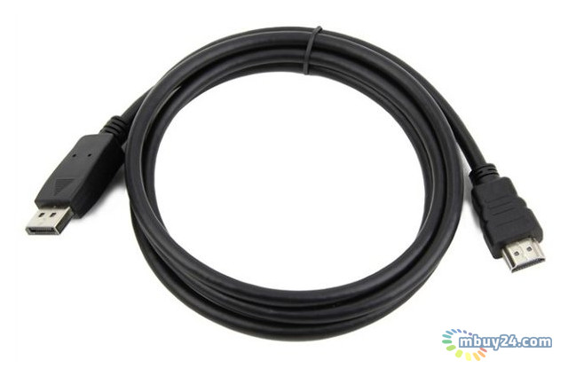 Кабель Cablexpert DiplayPort - HDMI 3 м чорний (CC-DP-HDMI-3M) фото №2