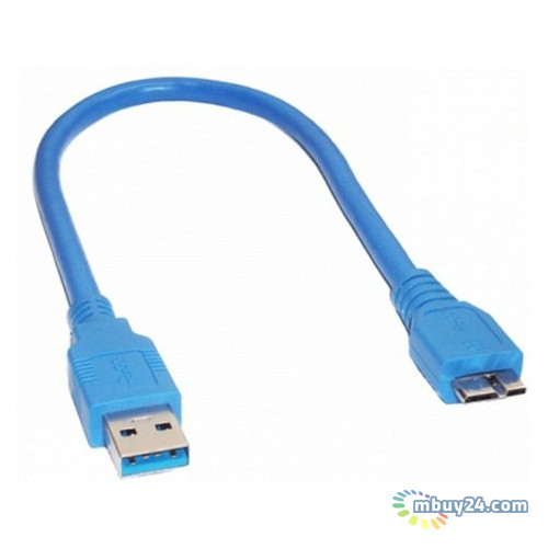 Кабель Cablexpert USB - Micro B 3.0 A 0.3 м блакитний (CCP-mUSB3-AMBM-0.5M) фото №1