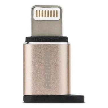 Перехідник Remax Micro USB to Lightnng RA-USB2 Gold фото №2