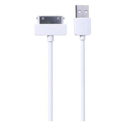 Кабель USB Light iPhone 4/4s 30pin 1м білий Remax 300803 фото №1