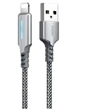 Кабель Remax RC-123i Gonyu 2.4A USB - Lightning, 1м Silver (6972174151939) фото №1