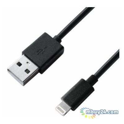 Дата кабель Gelius USB 2.0 AM to Lightning 1.0m Cu, 2.1А, Black Grand-X (PL01B) фото №1