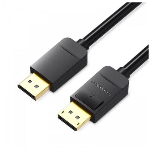 Кабель Vention DisplayPort-DisplayPort, 3 м, v1.2, Black (HACBI) фото №1