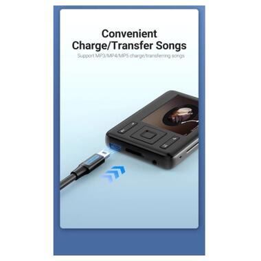 Дата кабель USB 2.0 AM to Mini 5P 1.0m black Vention (COMBF) фото №6