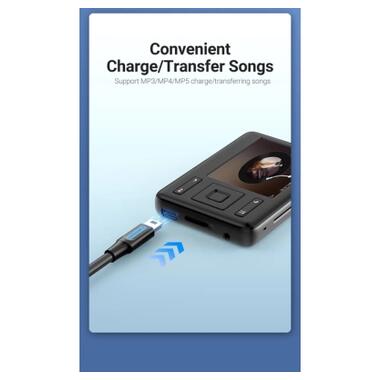 Дата кабель USB 2.0 AM to Mini 5P 2.0m black Vention (COMBH) фото №6