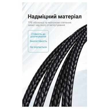 Дата кабель USB 2.0 AM to USB-C 1.5m 3A cotton braided aluminum purple Vention (CODVG) фото №10