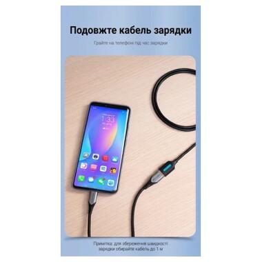 Дата кабель USB 2.0 AM/AF 0.5m black Vention (CBIBD) фото №7