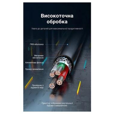 Дата кабель USB 2.0 AM/AF 0.5m black Vention (CBIBD) фото №11