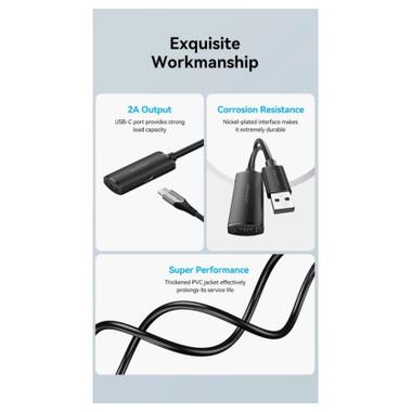 Дата кабель USB 2.0 AM/AF 10.0m Active black Vention (CBKBL) фото №7