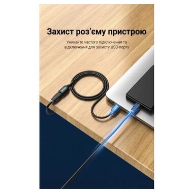 Дата кабель USB 3.0 AM/AF 3.0m black Vention (CBHBI) фото №9