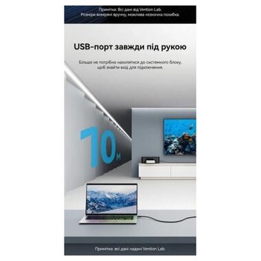 Дата кабель USB 3.0 AM/AF 5.0m Active black Vention (CBMBJ) фото №4