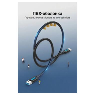 Дата кабель USB 3.0 AM/AM 3.0m black Vention (CONBI) фото №11