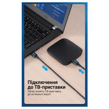 Дата кабель USB 3.0 AM/AM 3.0m black Vention (CONBI) фото №6