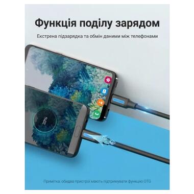 Дата кабель USB-C to Micro 5P 1.5m 2A black Vention (COVBG) фото №6