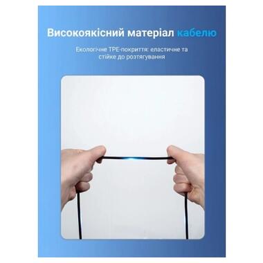 Дата кабель USB-C to Micro 5P 1.5m 2A black Vention (COVBG) фото №12