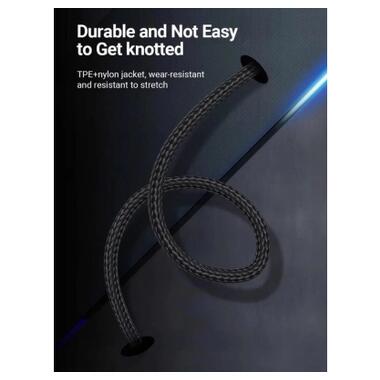 Дата кабель USB-C to USB-C 1.0m 5A aluminum gray Vention (TAEHF) фото №3