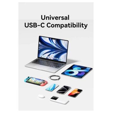 Дата кабель USB-C to USB-C 1.5m 240W aluminum black Vention (TREBG) фото №12