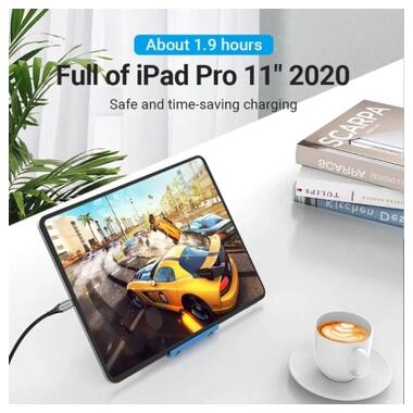 Дата кабель USB-C to USB-C 2.0m aluminum gray Vention (TADHH) фото №5