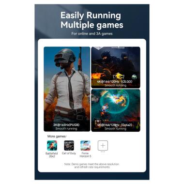 Кабель мультимедийный DisplayPort M to DisplayPort M 1.5m V1.4 8K black Vention (HCDBG) фото №5