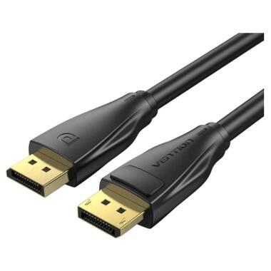 Кабель мультимедийный DisplayPort M to DisplayPort M 3.0m V1.4 8K black Vention (HCDBI) фото №1