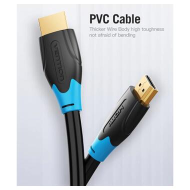 Кабель мультимедийный HDMI M to HDMI M 15.0m 4K30Hz black Vention (AACBN) фото №8