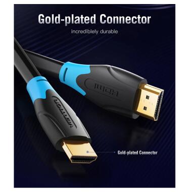 Кабель мультимедийный HDMI M to HDMI M 15.0m 4K30Hz black Vention (AACBN) фото №7