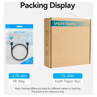 Кабель мультимедийный HDMI M to HDMI M 20.0m 1080p60Hz black Vention (AACBQ) фото №12