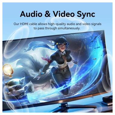 Кабель мультимедийный HDMI M to HDMI M 20.0m 1080p60Hz black Vention (AACBQ) фото №5