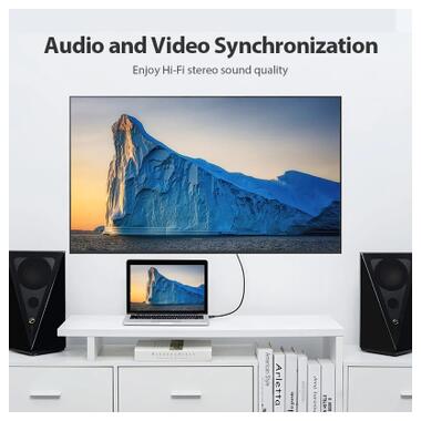 Кабель мультимедийный HDMI M to HDMI M 3.0m 4K60Hz black Vention (AAIBI) фото №6