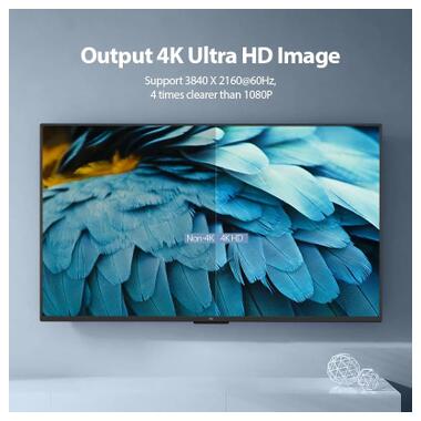 Кабель мультимедийный HDMI M to HDMI M 3.0m 4K60Hz black Vention (AAIBI) фото №4