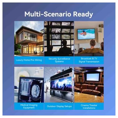 Кабель мультимедийный HDMI M to HDMI M 30.0m 4K60Hz fiber optic black Vention (ALSBT) фото №11