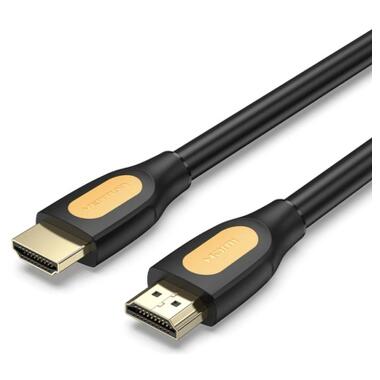 Кабель мультимедийный HDMI M to HDMI M 5.0m 4K30Hz black Vention (ALIBJ) фото №1