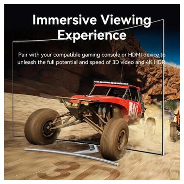 Кабель мультимедийный HDMI M to HDMI M 5.0m 4K60Hz cotton braided black Vention (ALLBJ) фото №4