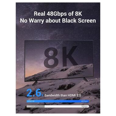 Кабель мультимедийный HDMI M to HDMI M 5.0m 8K60Hz cotton braided blue Vention (ALGLJ) фото №6