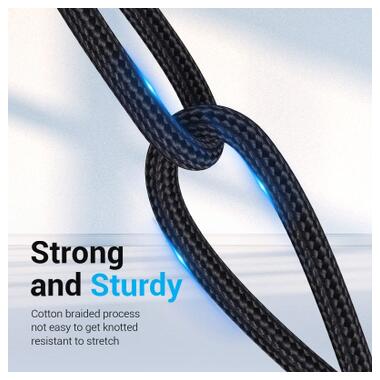 Кабель мультимедийный Micro 5P M to 3.5mm M 1.0m (4pin) black Vention (BDGBF) фото №6