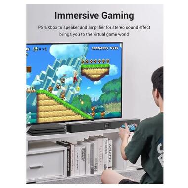 Кабель мультимедийный Optical Toslink 1.0m gray Vention (BAVHF) фото №6