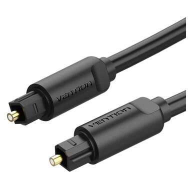 Кабель мультимедийный Optical Toslink 2.0m black Vention (BAEBH) фото №1