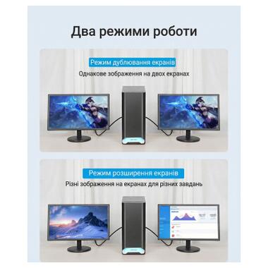 Кабель мультимедийный VGA M to VGA M 1.0m black Vention (LAJWF) фото №6