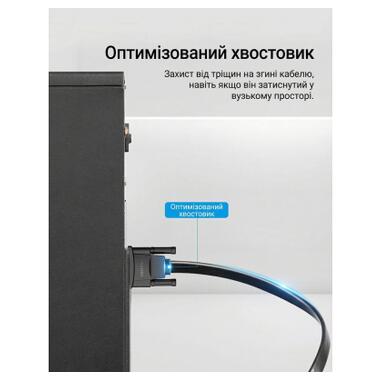 Кабель мультимедийный VGA M to VGA M 1.0m black Vention (LAJWF) фото №8