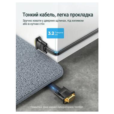 Кабель мультимедийный VGA M to VGA M 1.0m black Vention (LAJWF) фото №3
