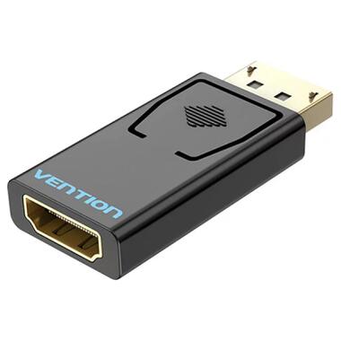 Переходник DP Male to HDMI Female black Vention (HBKB0) фото №1