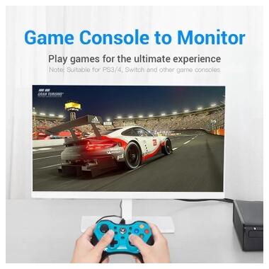 Переходник HDMI F to DVI M 24+1pin black Vention (AILB0) фото №4