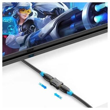 Переходник HDMI F to HDMI F black Vention (AIRB0) фото №6